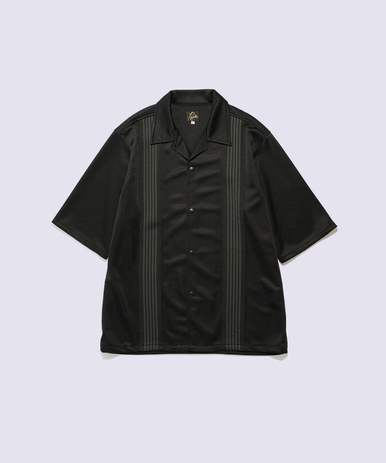 現貨| NEEDLES 別注 Track S/S Shirt - Poly Smooth | BLACK2