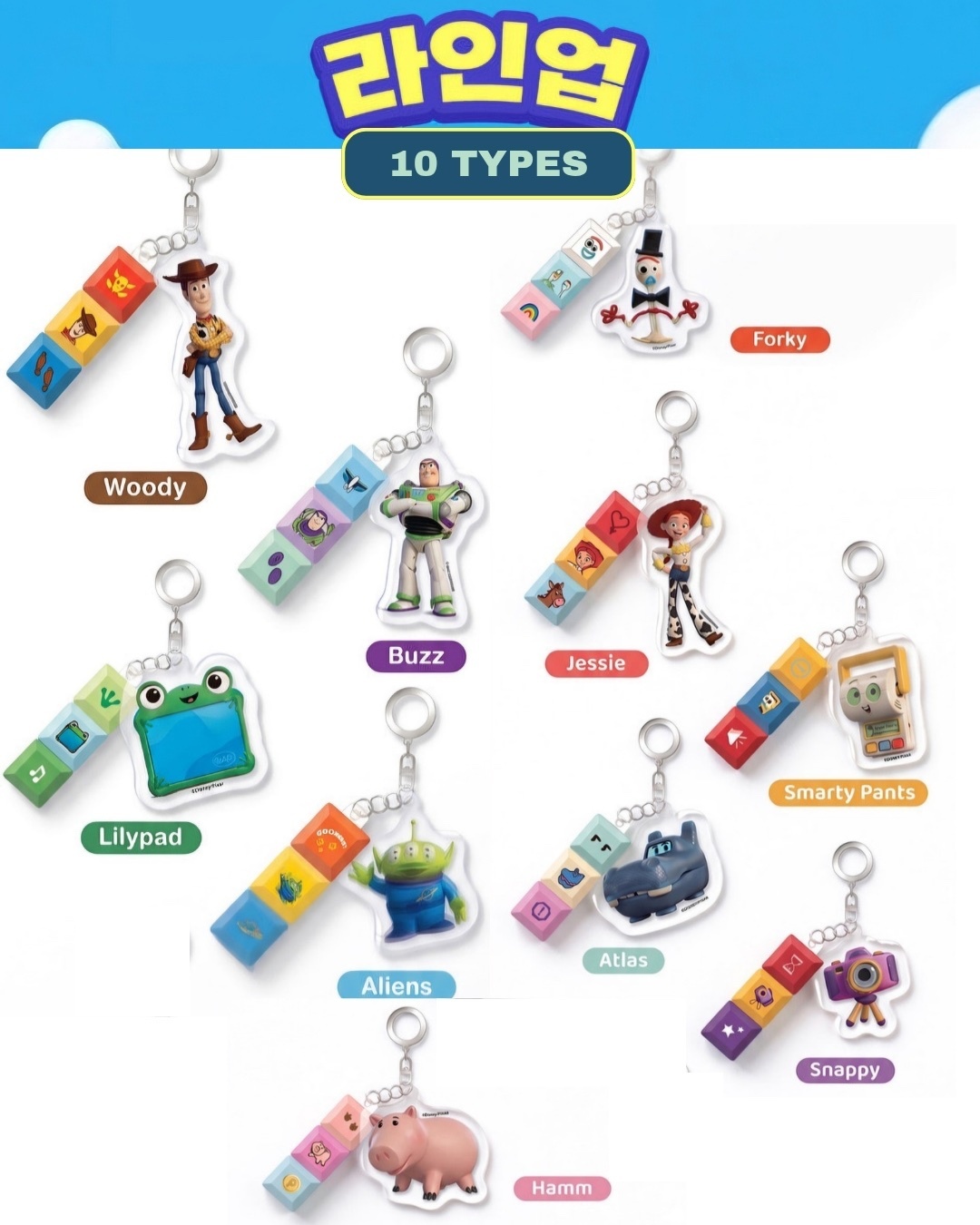 Toy Story 5 Keycap Keyring