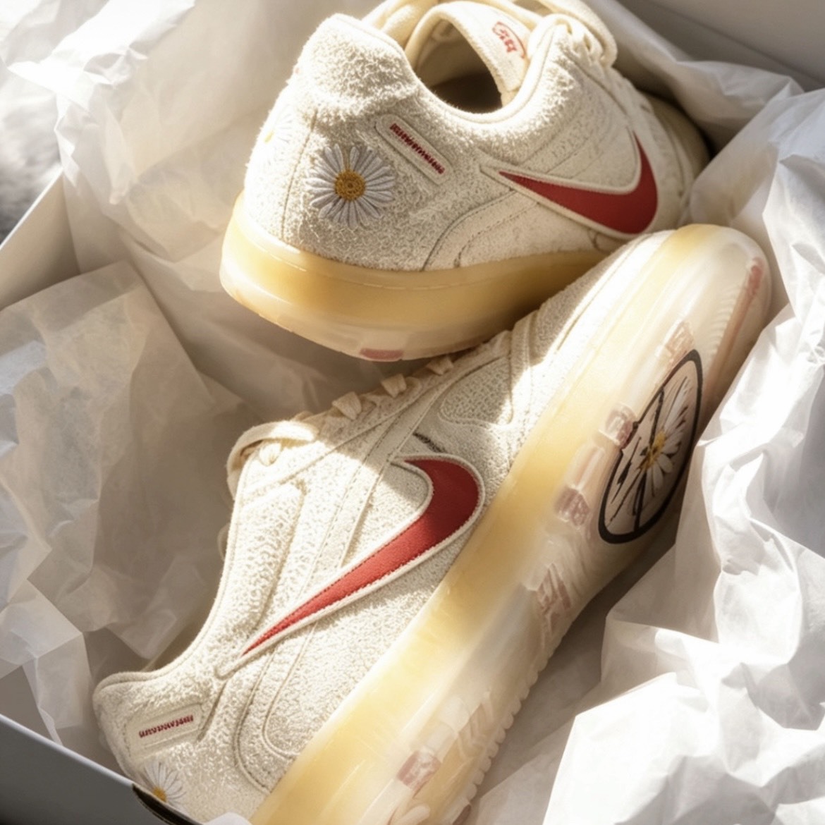 【代購】Nike × PEACEMINUSONE × 韓國國家隊 Cryoshot CTR360 Maestri II Natural / University Red｜米白紅｜男款