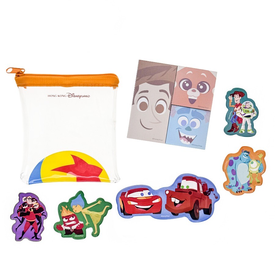 皮克斯 Pixar 玩轉夏日系列 便條紙 + 貼紙 組 文具用品 -香港迪士尼樂園