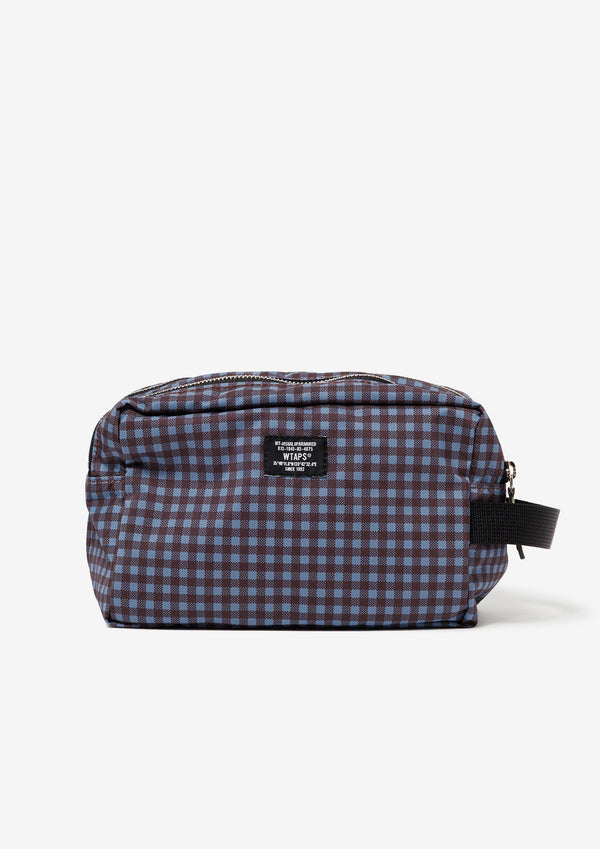 2026SS WTAPS 2R SQUARE POUCH POLY STANDARD SUPPLY 格紋收納