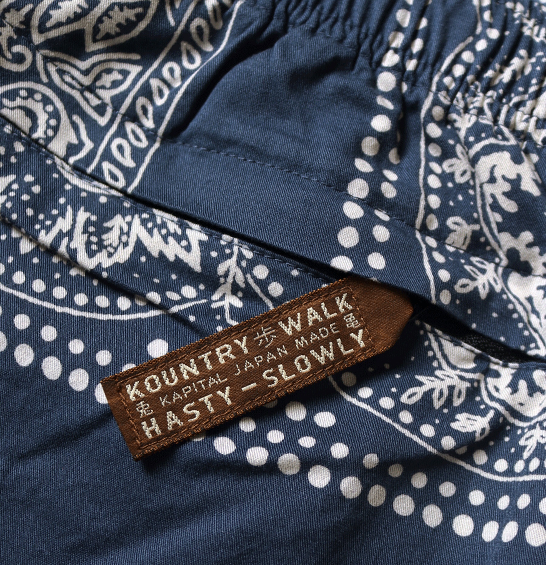KAPITAL Bandana Patchwork EASY SHORTS - PRE ORDER ITEM (預訂中)