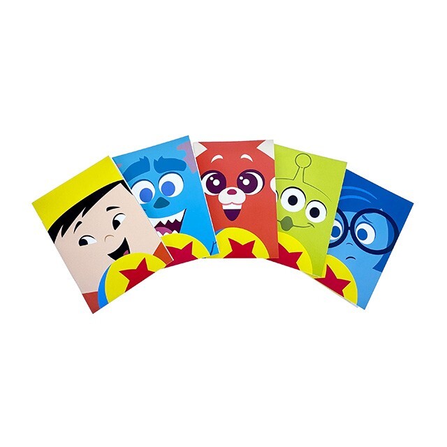 皮克斯 Pixar 玩轉夏日系列 便條本 3入組 文具用品 -香港迪士尼樂園