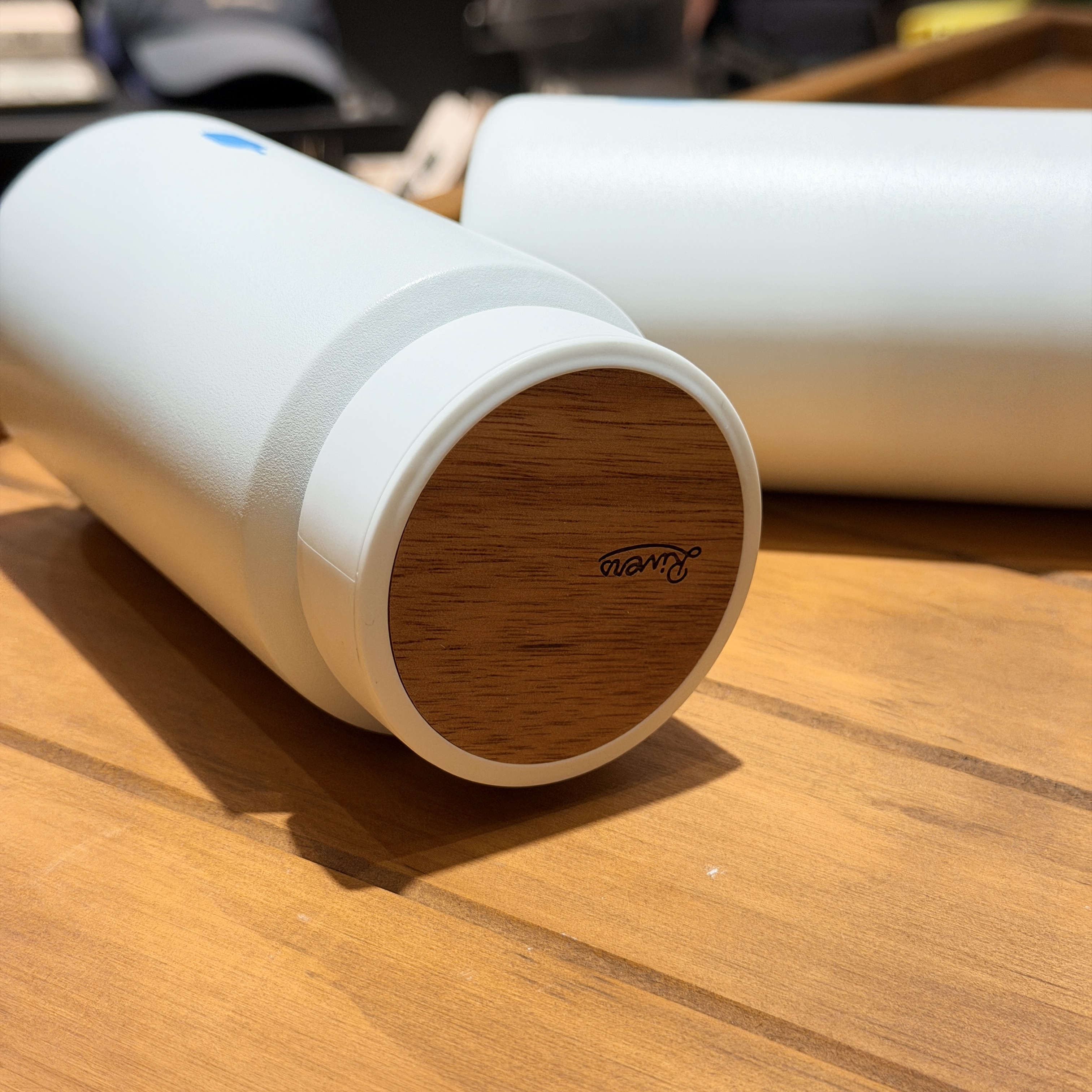 【現貨】Blue Bottle X RIVERS MOK 日本 藍瓶 木蓋保溫瓶 350ml