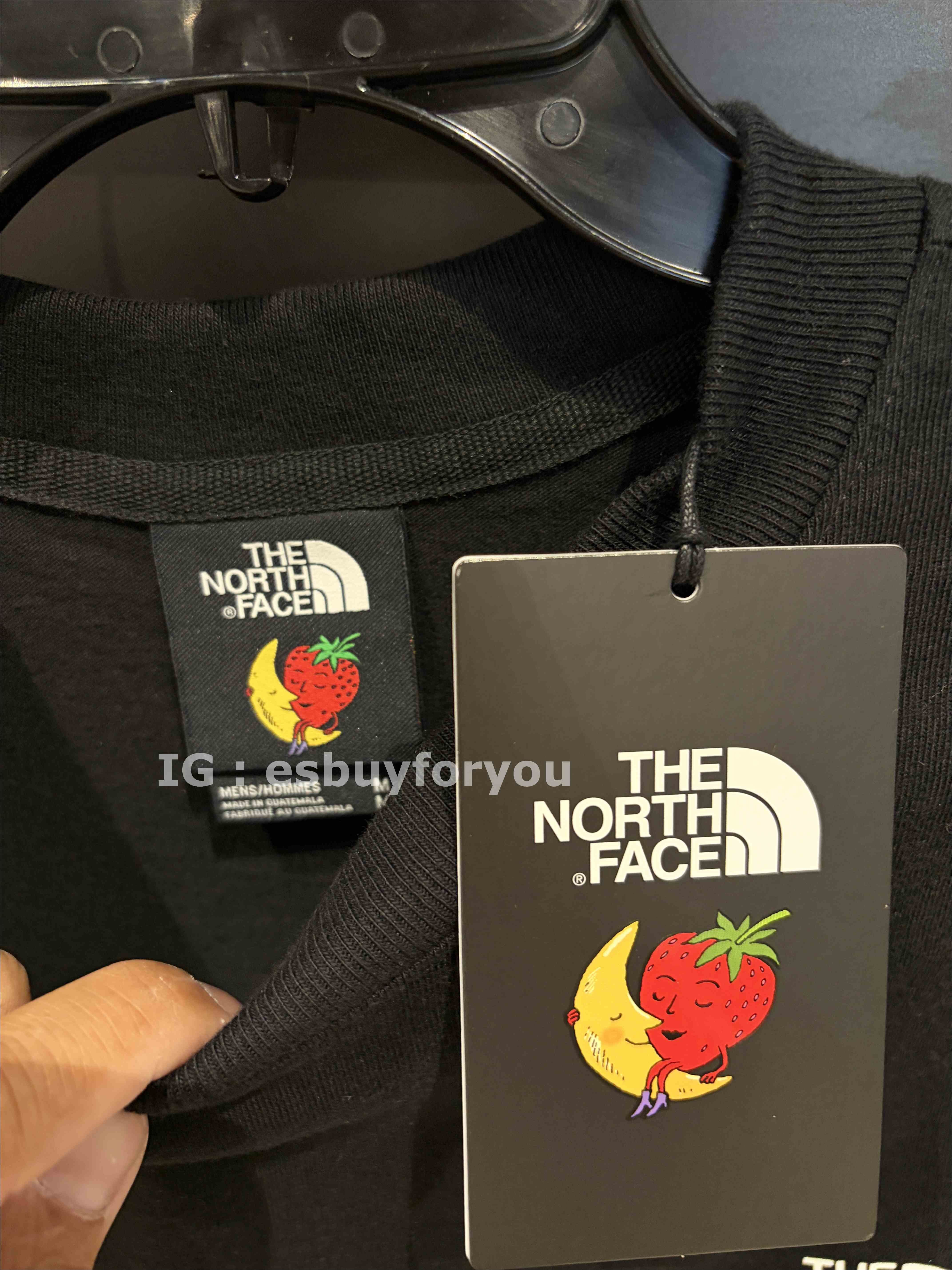 THE NORTH FACE x SHF 聯名款 正反圖 硬挺厚磅 寬版 短TEE
