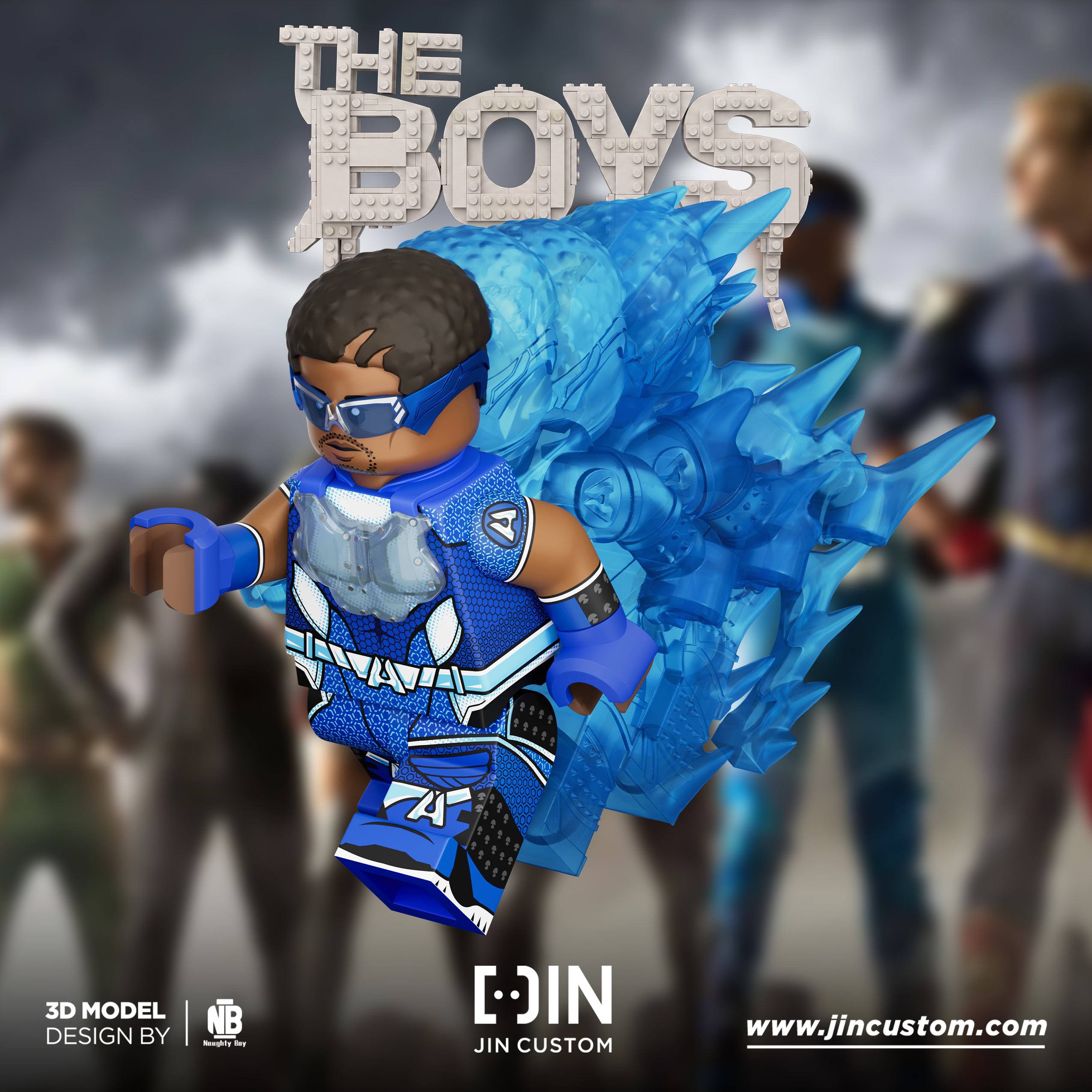 [Jin Custom][Preorder] The boys - A-Train [PADprinted]