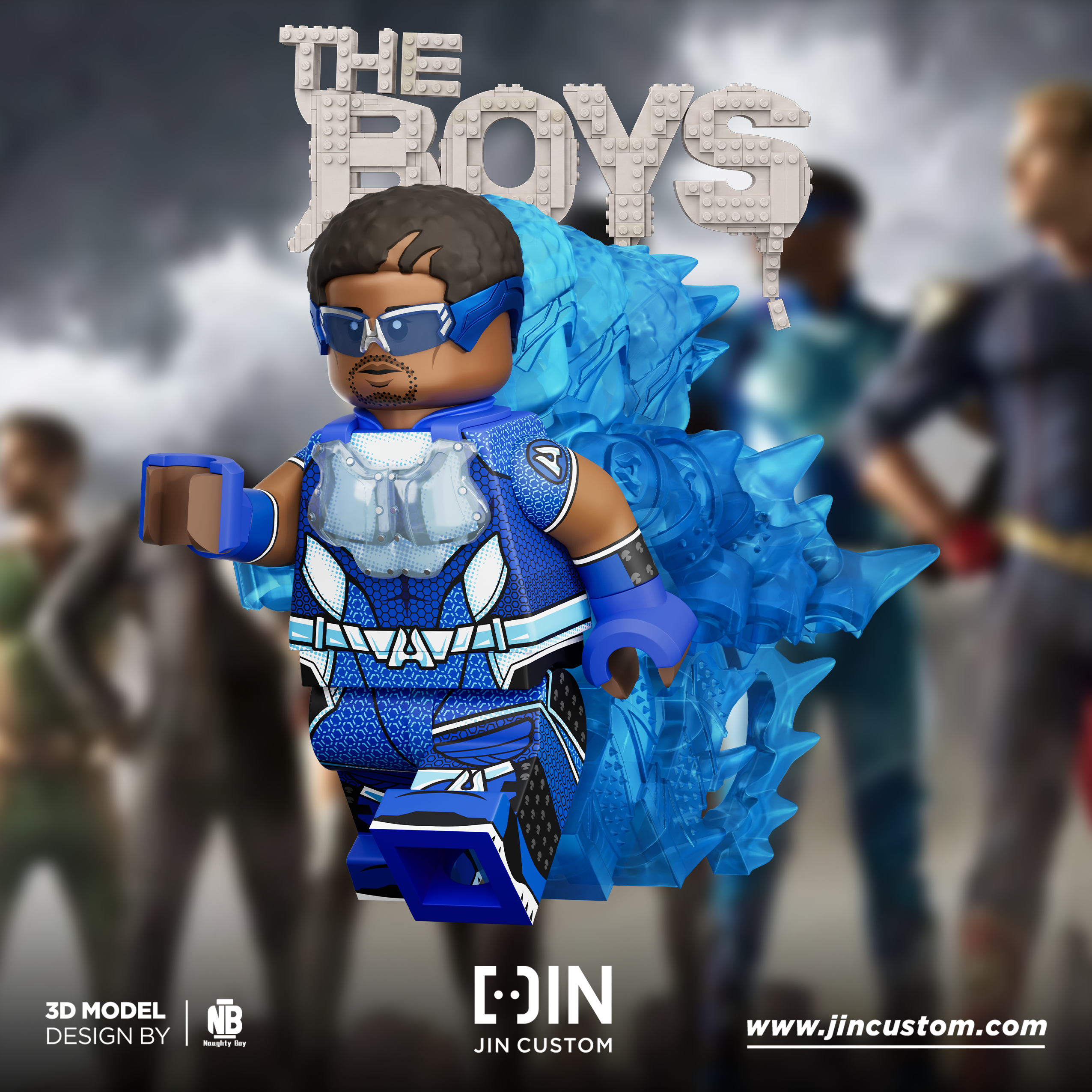 [Jin Custom][Preorder] The boys - A-Train [PADprinted]