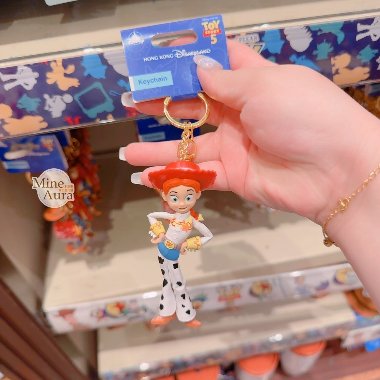 玩具總動員5 翠絲 Jessie 造型 鑰匙圈 吊飾 玩具總動員 Toy Story -香港迪士尼樂園