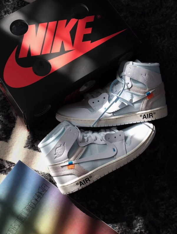 iSNEAKERS｜Virgil Abloh Archive™ x Air Jordan 1 High OG "Alaska" 純白 聯名 AA3834-100