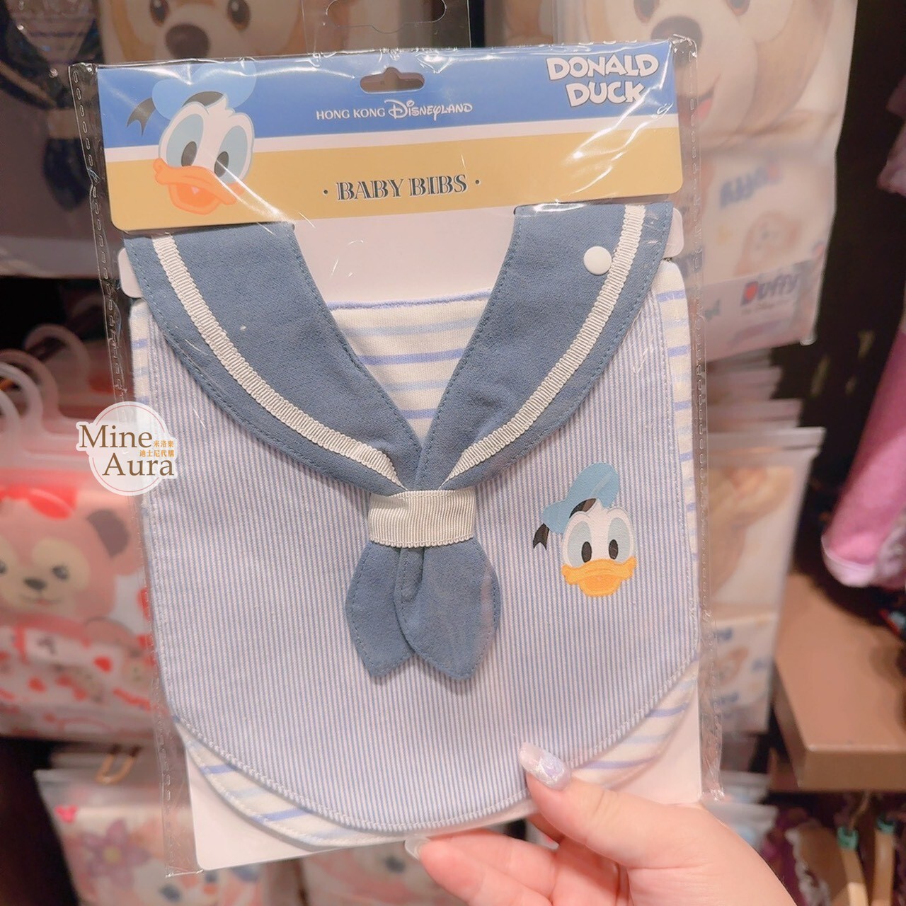 唐老鴨 Donald 水手服領子 造型 嬰兒 圍兜兜 嬰兒用品 -香港迪士尼樂園