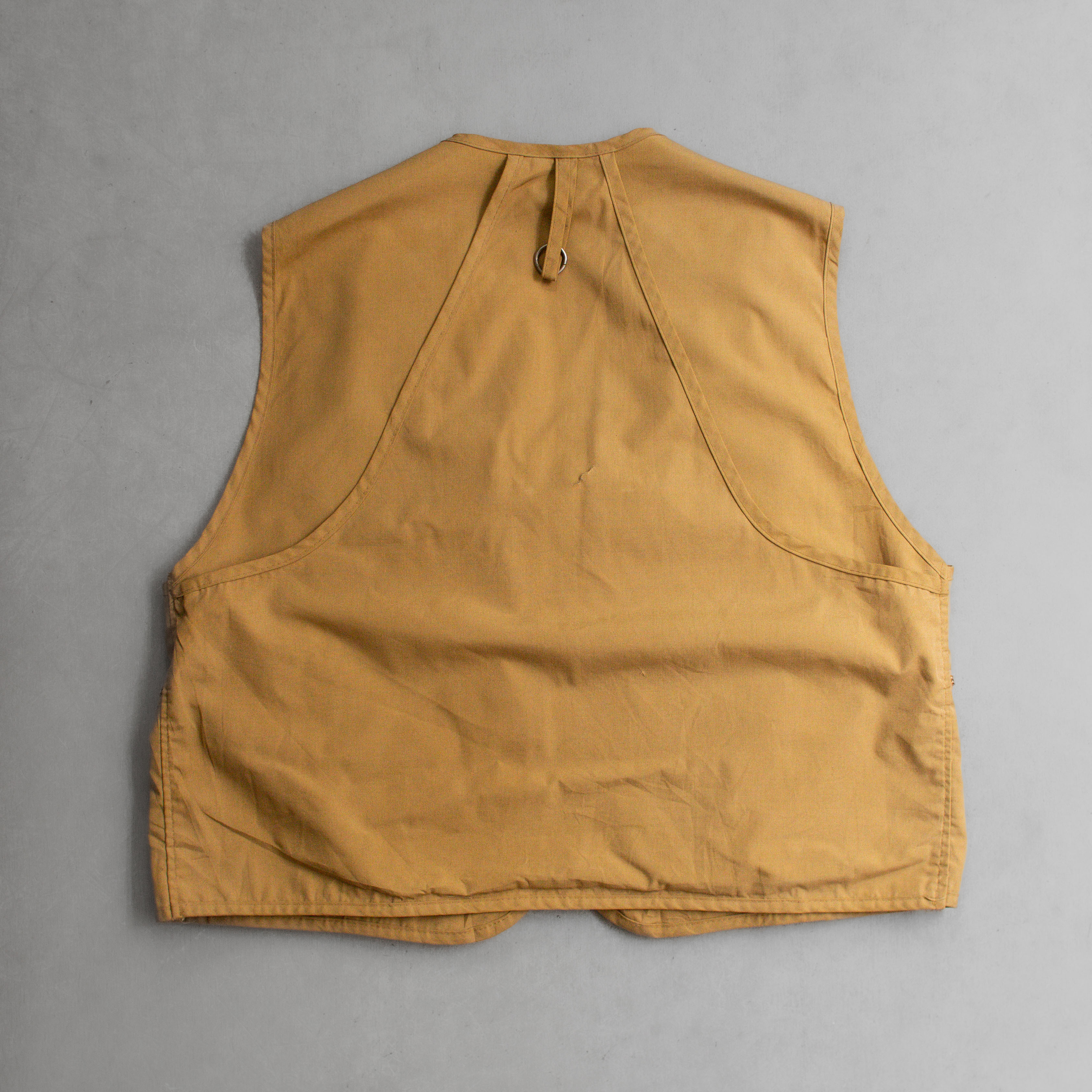 60-70S COLUMBIA FISHING VEST 美國 哥倫比亞 卡其 口袋 飛蠅 釣魚 背心 A