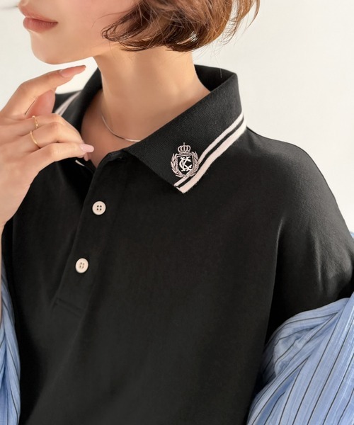 日本🇯🇵連線 Classical Elf 復古可愛刺繡短袖Polo衫 刺繡 簡約 休閒 運動 短袖 Polo衫 5色(任買兩件711免運)/預購