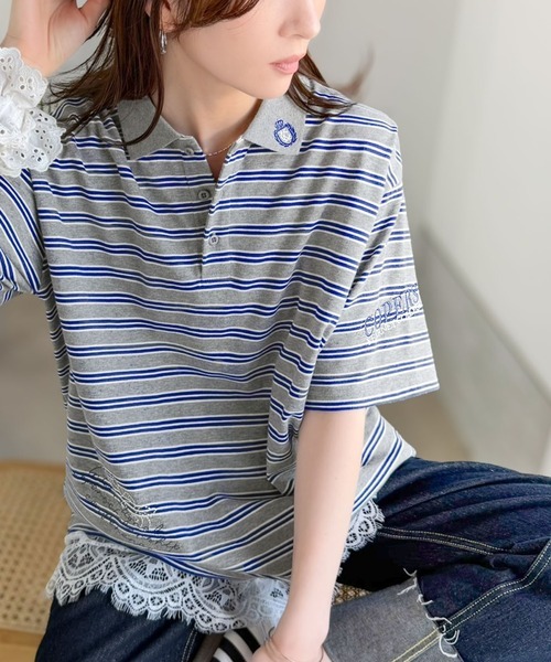 日本🇯🇵連線 Classical Elf 復古可愛刺繡短袖Polo衫 刺繡 簡約 休閒 運動 短袖 Polo衫 5色(任買兩件711免運)/預購