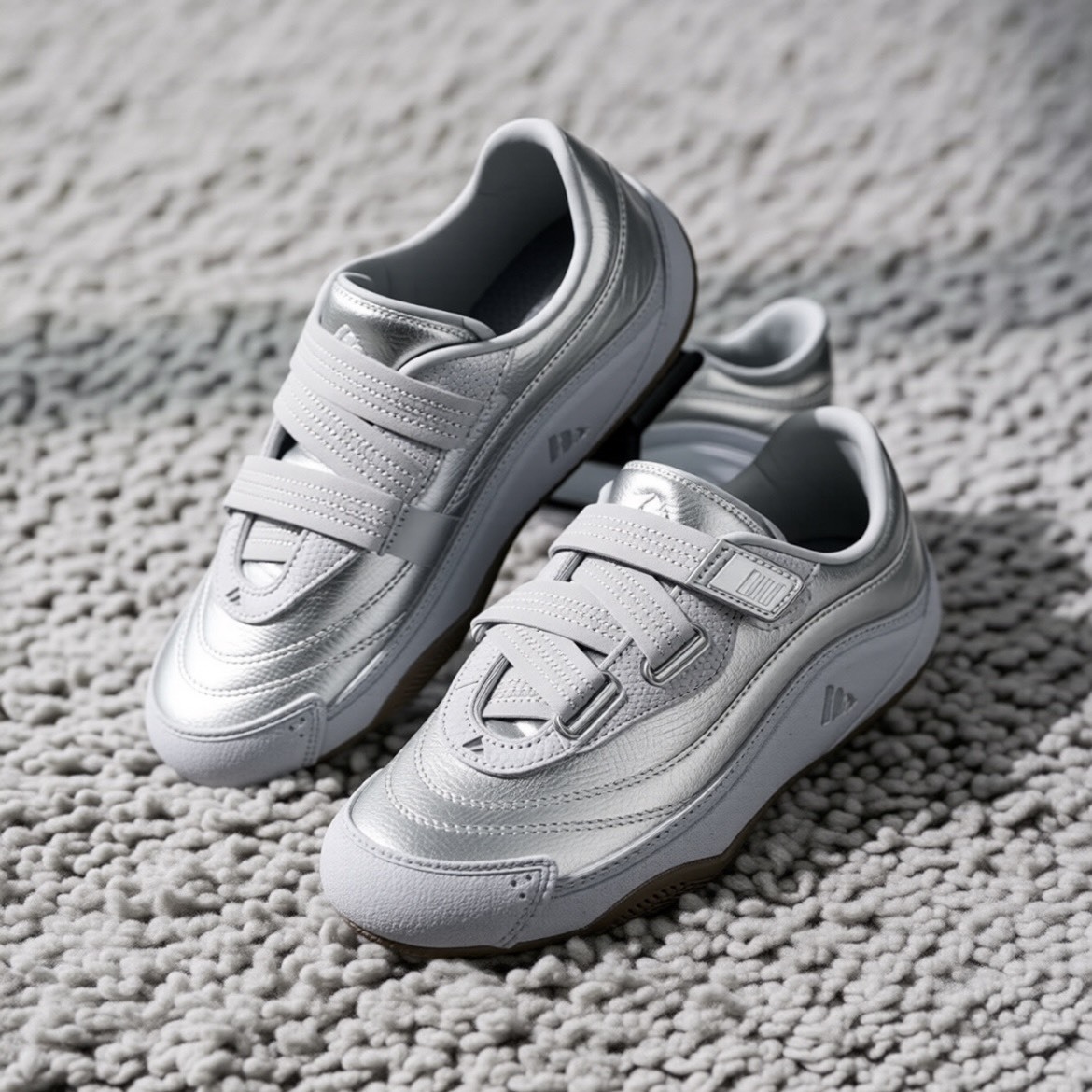 【代購】adidas FOS URBAN REVERIE  銀色｜復古薄底休閒鞋｜女款