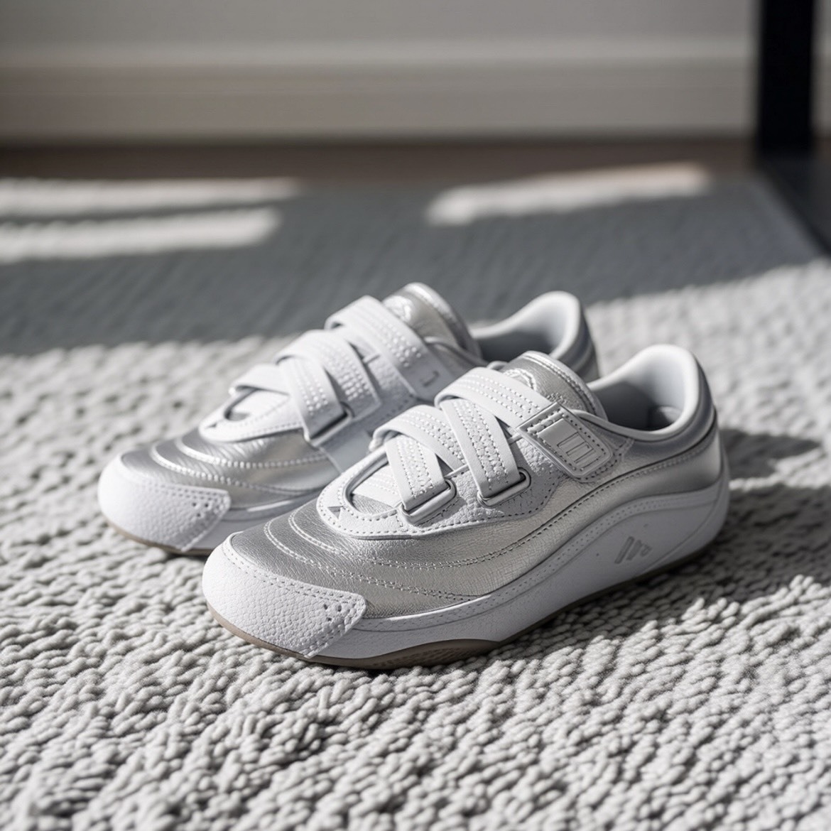 【代購】adidas FOS URBAN REVERIE  銀色｜復古薄底休閒鞋｜女款