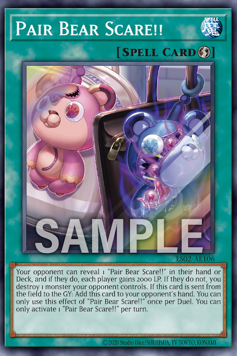 ES02-AE106 Pair Bear Scare!!