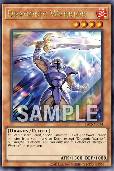 ES02-AE034 Dragonic Warrior