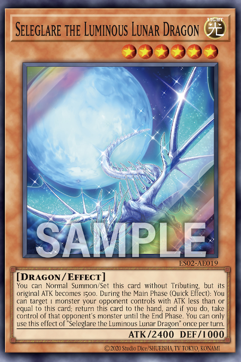 ES02-AE019 Seleglare the Luminous Lunar Dragon