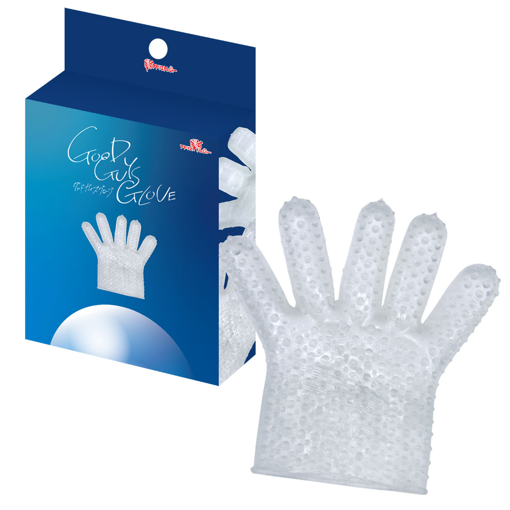 Atelier Treasure Good Guys Glove - Double-Sided Transparent Silicone Masturbation Glove