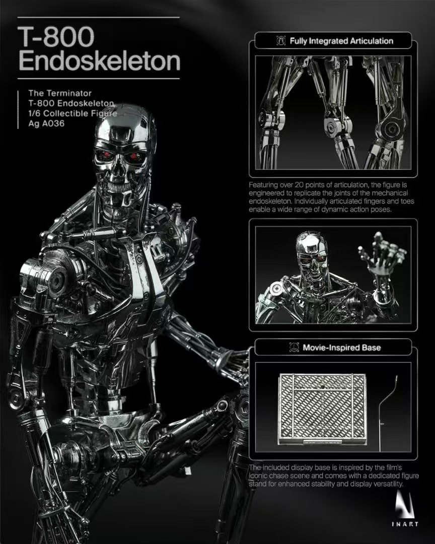 INART 1/6 Terminator T-800 Endoskeleton 未來戰士 內骨骼