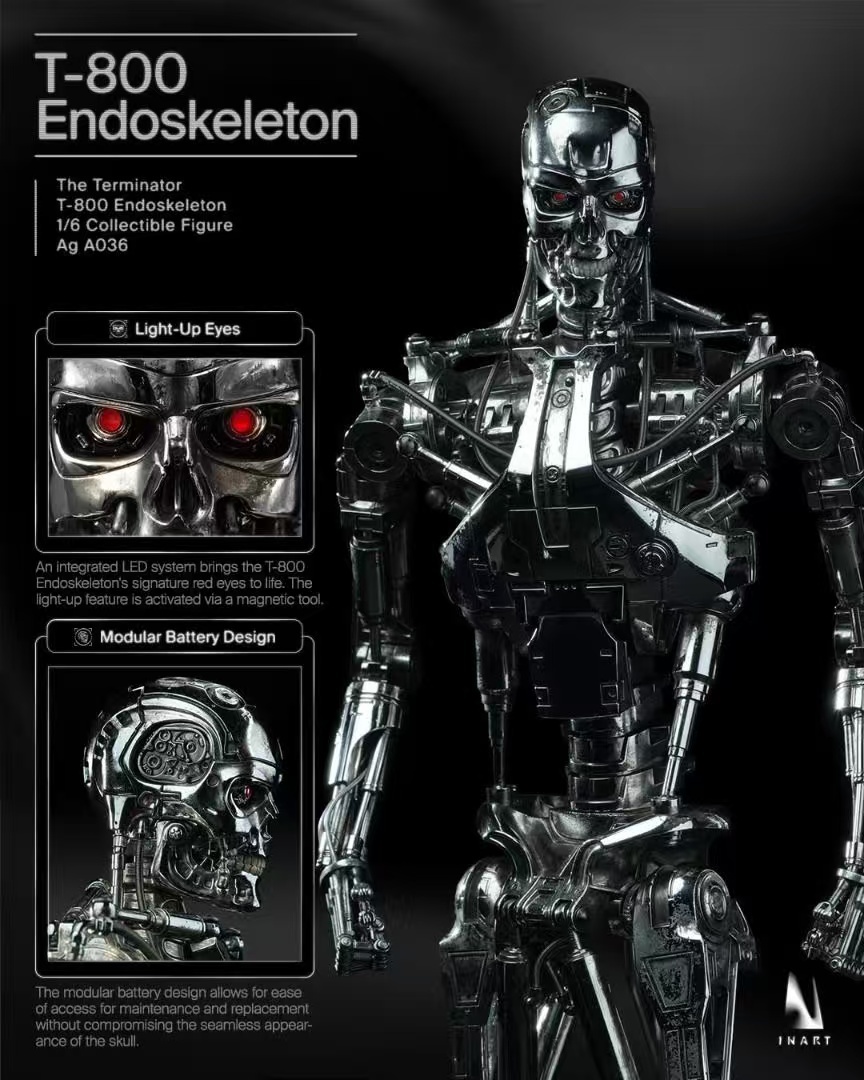 INART 1/6 Terminator T-800 Endoskeleton 未來戰士 內骨骼