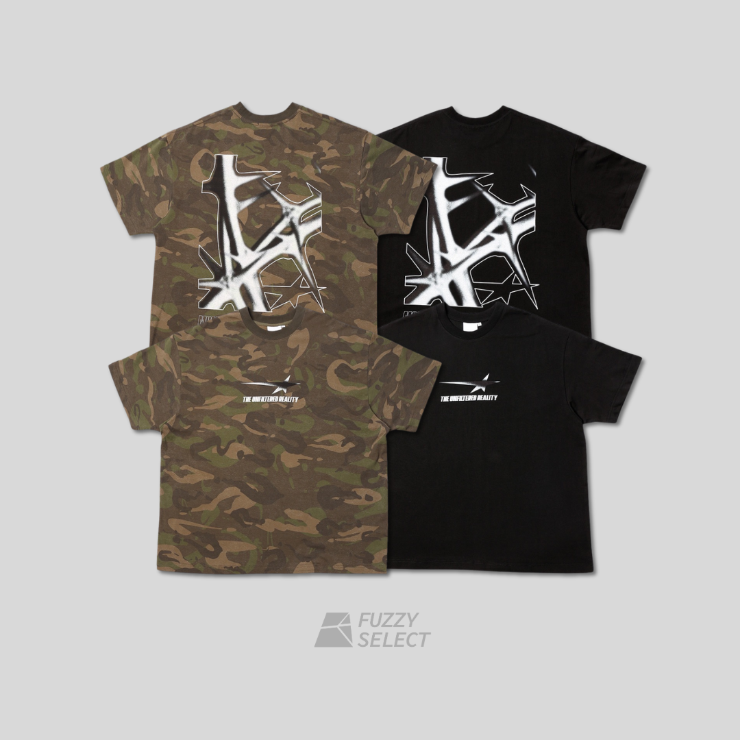 【逢甲 FUZZY】MTA Logo Thorns Boxy Tee 荊棘 短袖 黑色 迷彩 M26ST6