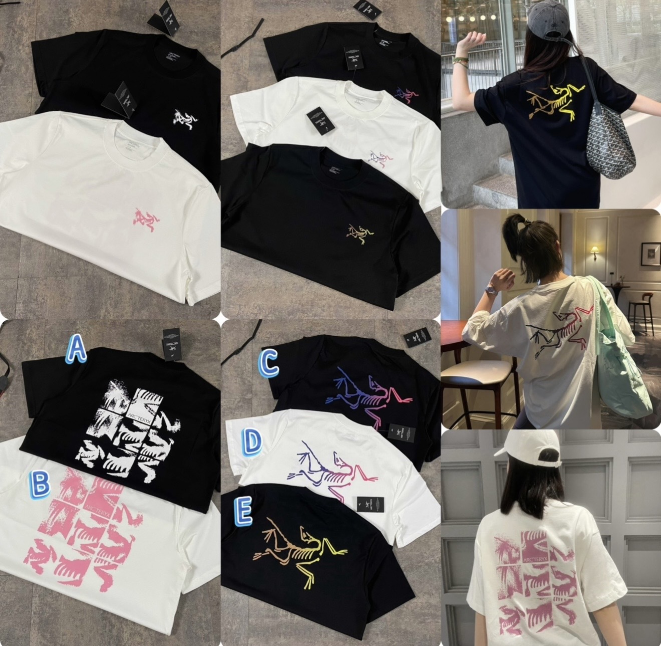 原單Arc*tertx 始祖鳥 背印彩色大Logo 短袖Tee- 26310643
