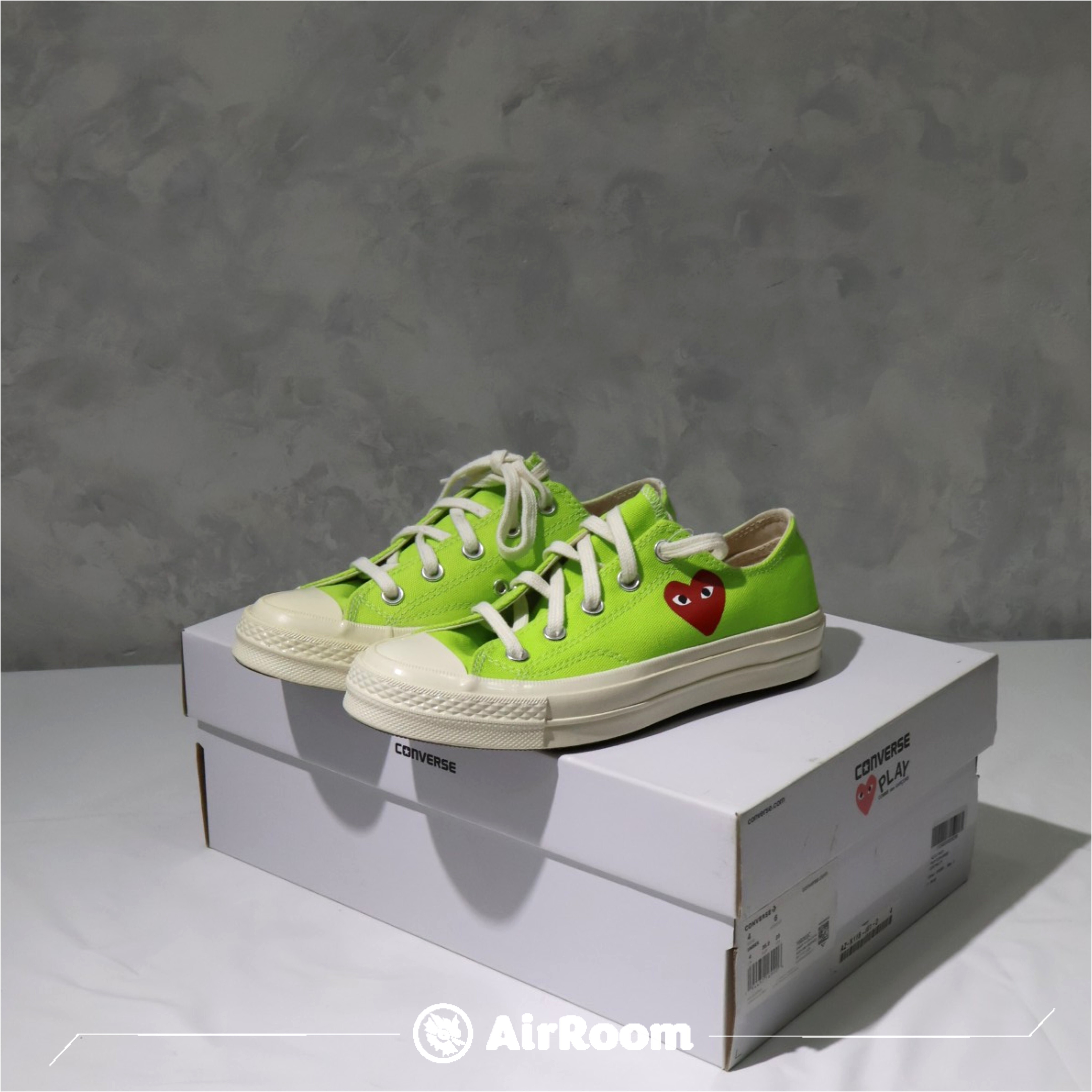 CONVERSE COMME DES GARCONS PLAY CDG 1970 川久保玲 低 夏日 亮綠 現貨 168302C
