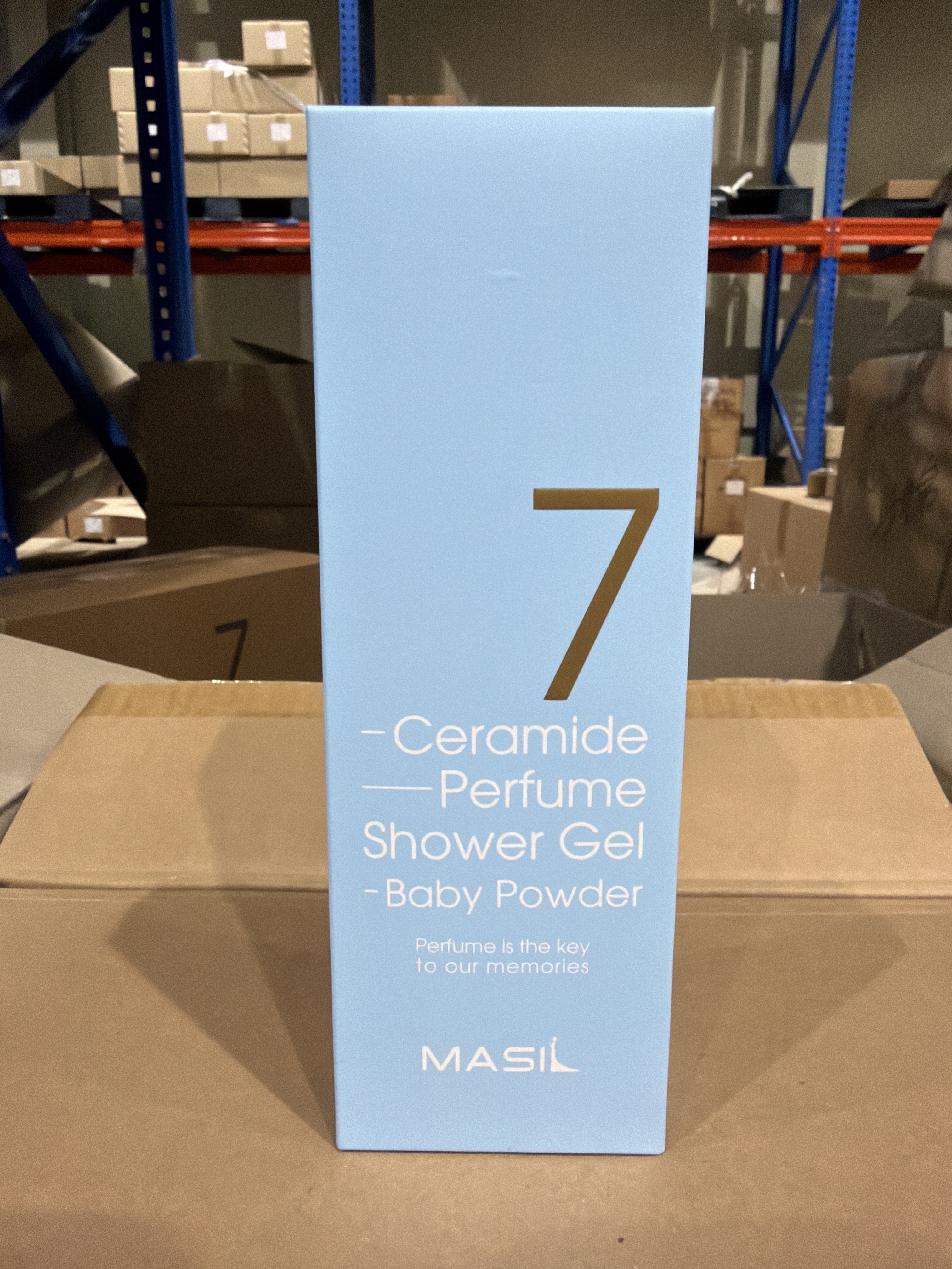 TS20 MASIL 7 CERAMIDE PERFUME SHOWER GEL 300ml (BABY POWDER)
