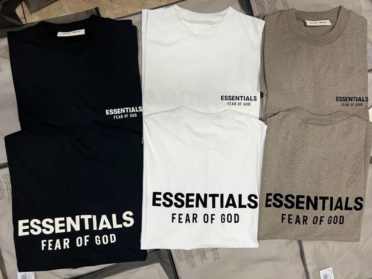 預購 Essentials 左胸小字 背後大字 寬版 短tee