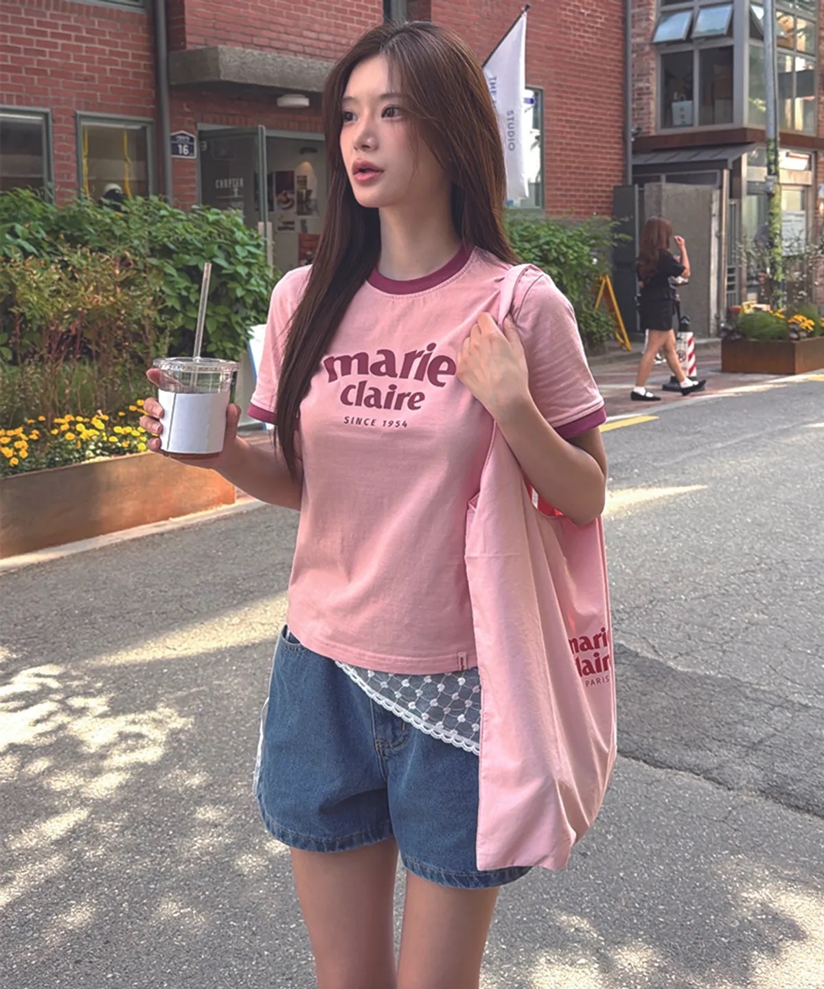 《限時團購優惠》MARIE CLAIRE Logo tee
