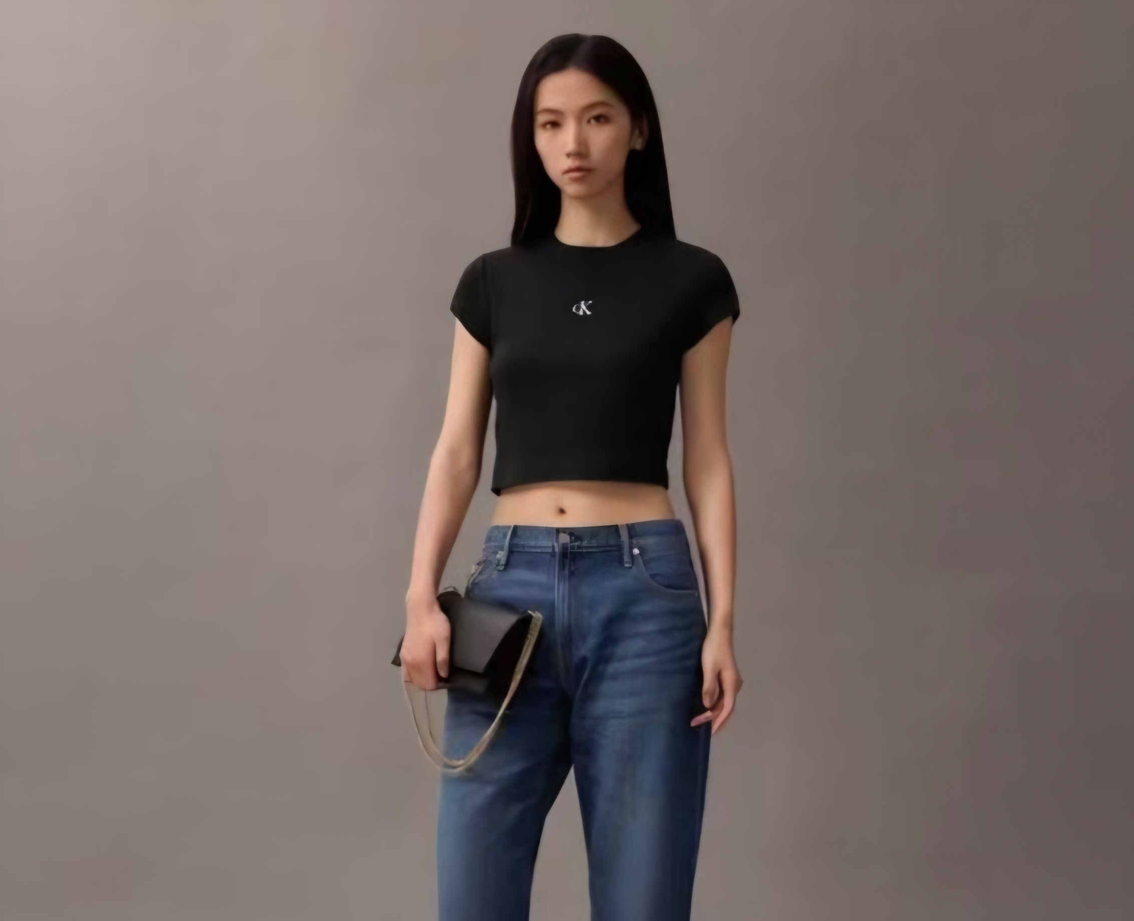 Calvin Klein 短身 Tee 女款 #6-11