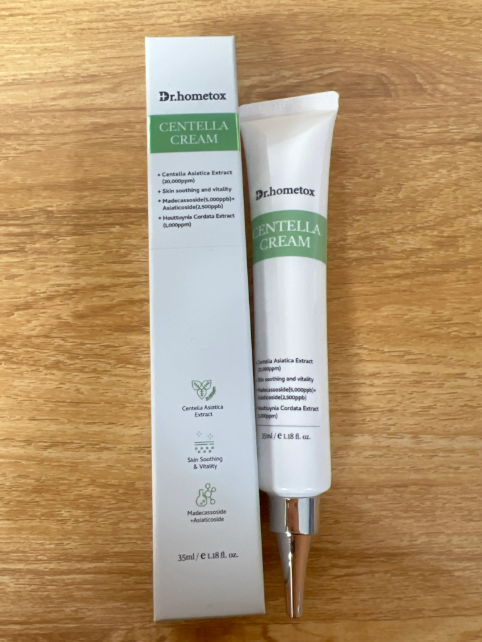 TS77 Dr.Hometox active Centella 積雪草Cream 35ml X2支**到期日:約2026/09