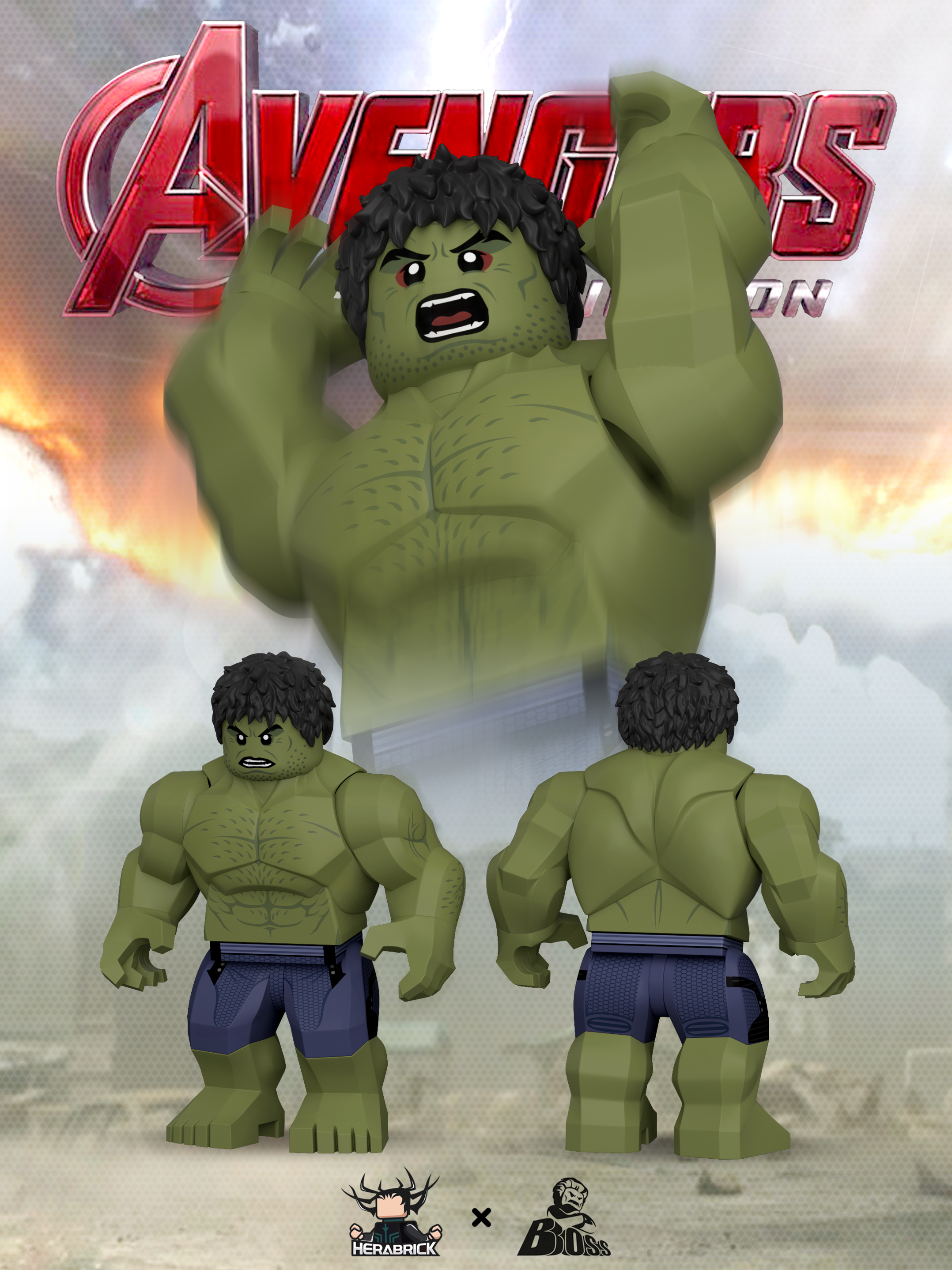 [Boss][Preorder] Avengers 2 - Hulk [PADprinted]