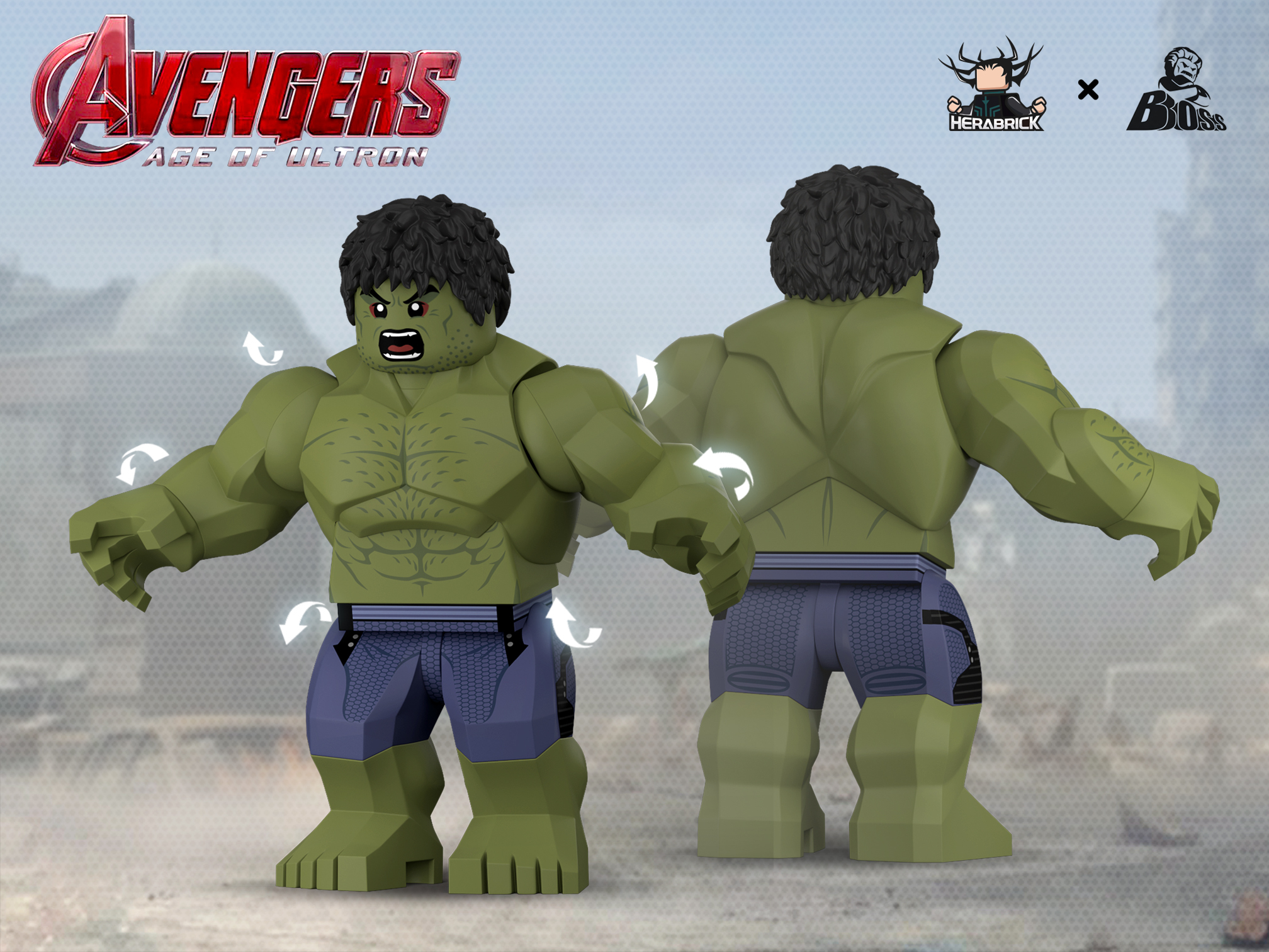[Boss][Preorder] Avengers 2 - Hulk [PADprinted]