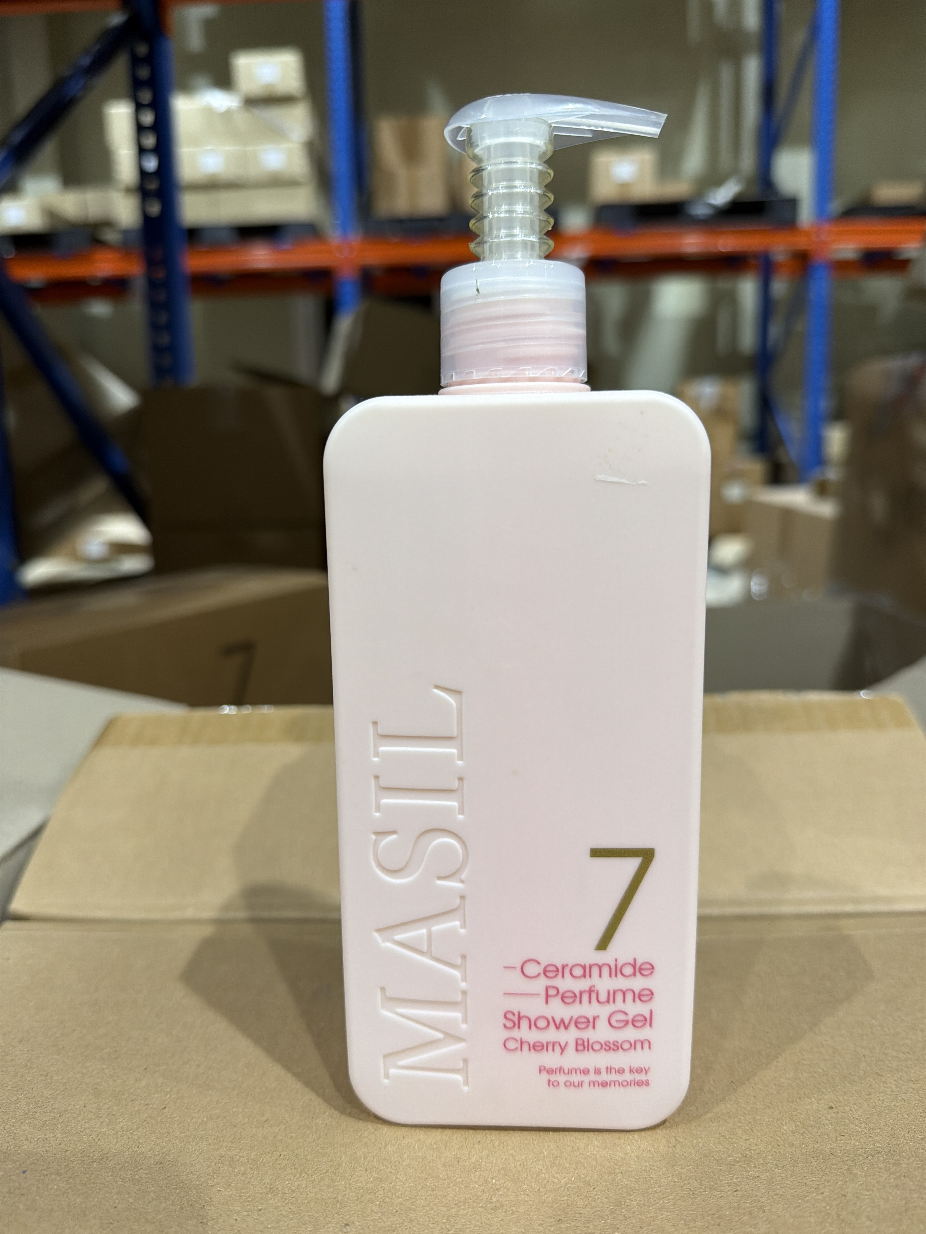 TS24 MASIL 7 CERAMIDE PERFUME SHOWER GEL 500ml (CHERRY BLOSSOM)