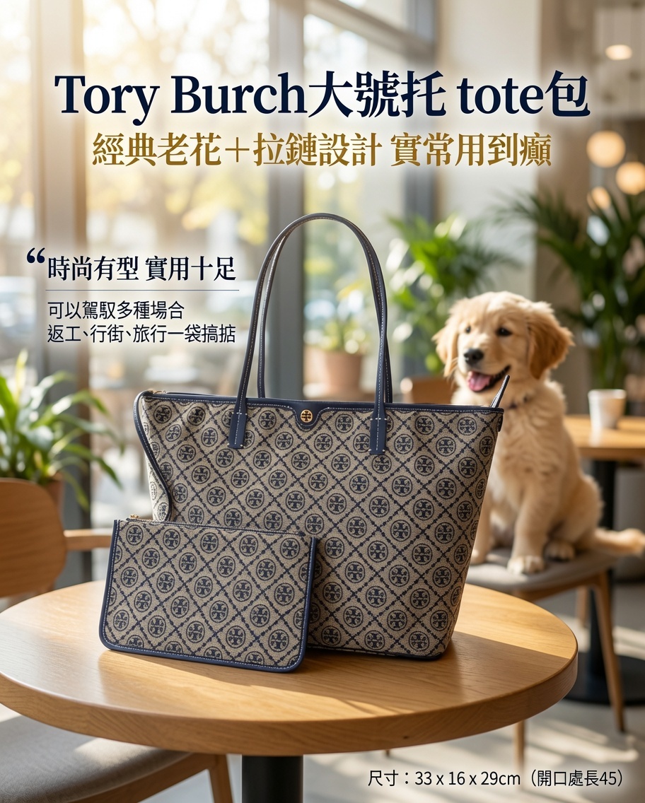 Tory Burch大號托特包