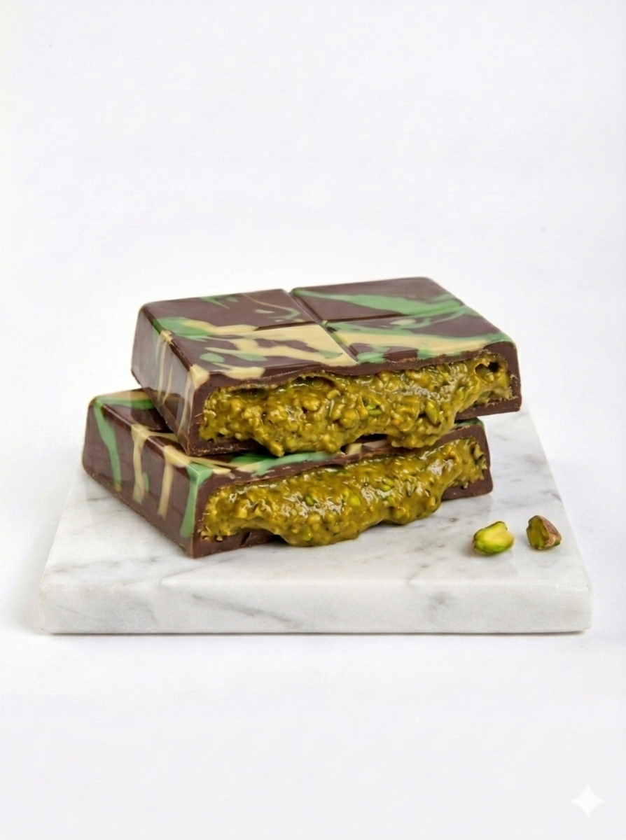 杜拜開心果黑朱古力排 (180g)