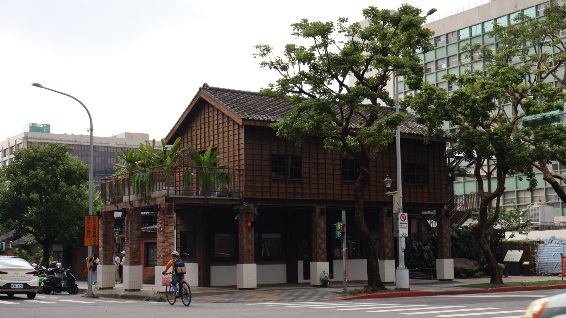 榕錦時光生活園區建築日式老屋的景象