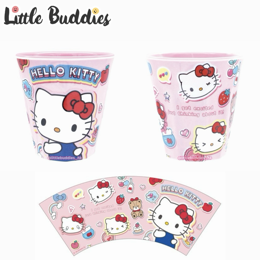 日本 Sanrio 貼紙款膠杯