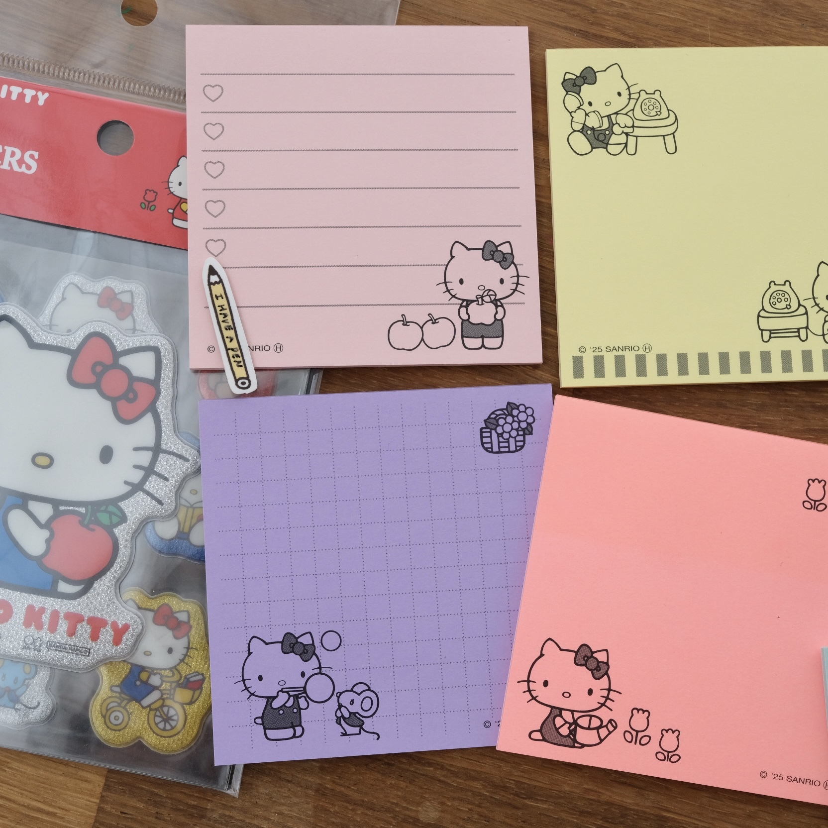 Sanrio 三麗鷗 Tack Memo 凱蒂貓 Hello kitty 便利貼 memo貼｜SUN STAR 日本