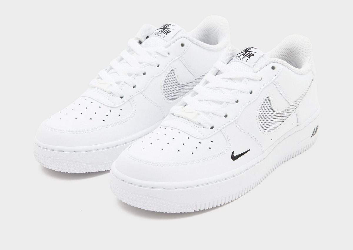【預訂】NIKE AIR FORCE 1 白黑小剔 -GS