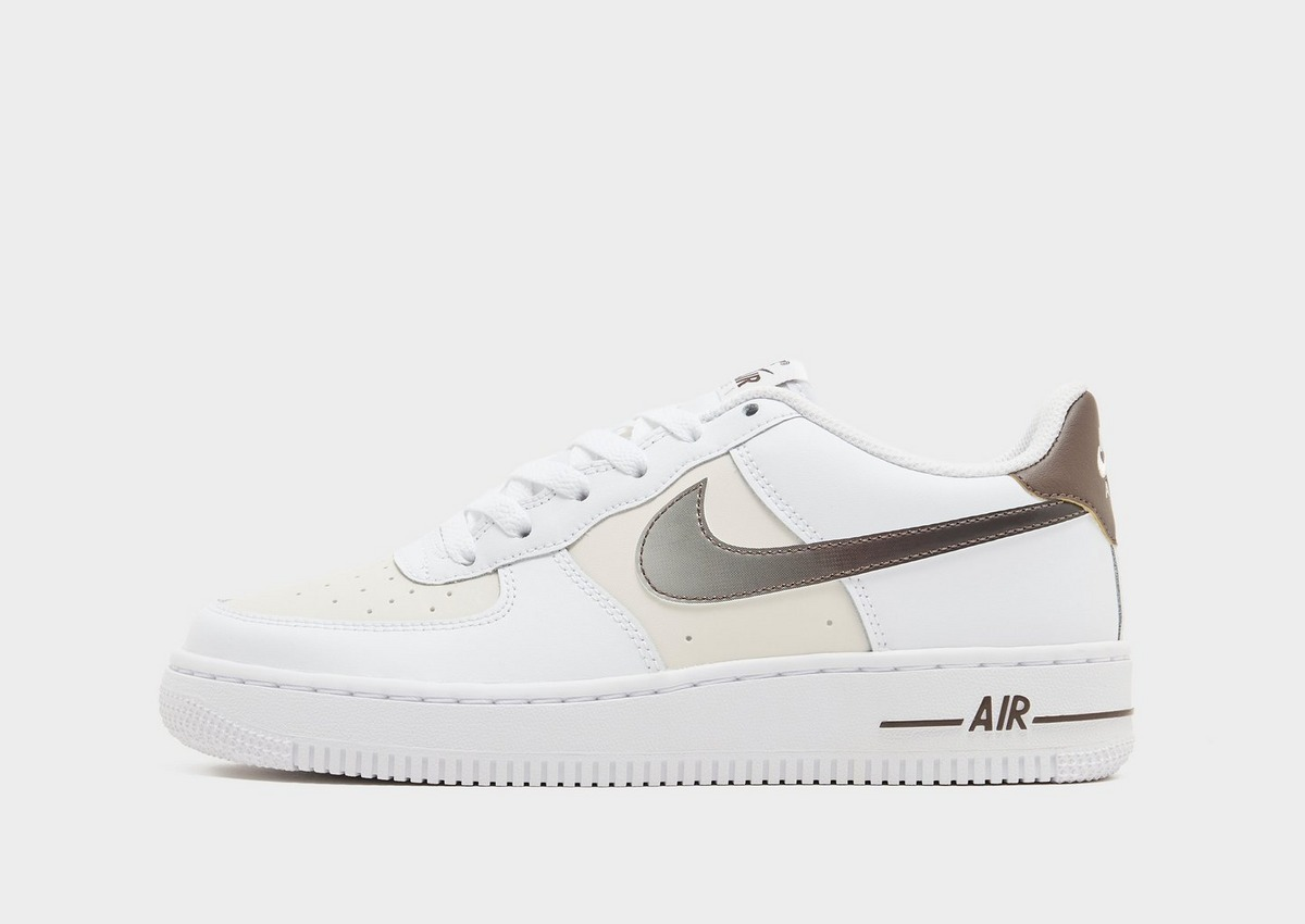 【預訂】NIKE AIR FORCE 1 白啡漸變剔 -GS