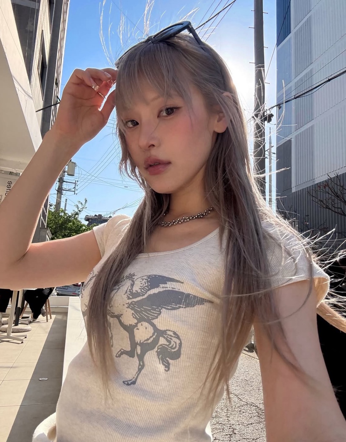 <海外打折季🪽> FANCY CLUB  PEGASUS RIBBED TOP