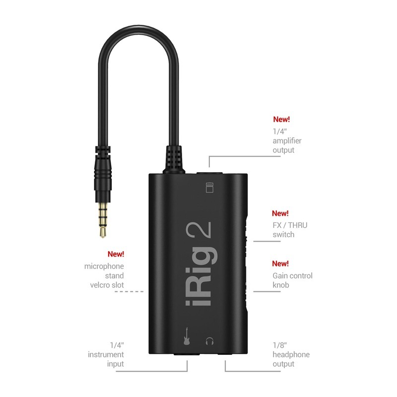 IK Multimedia iRig 2 行動吉他介面