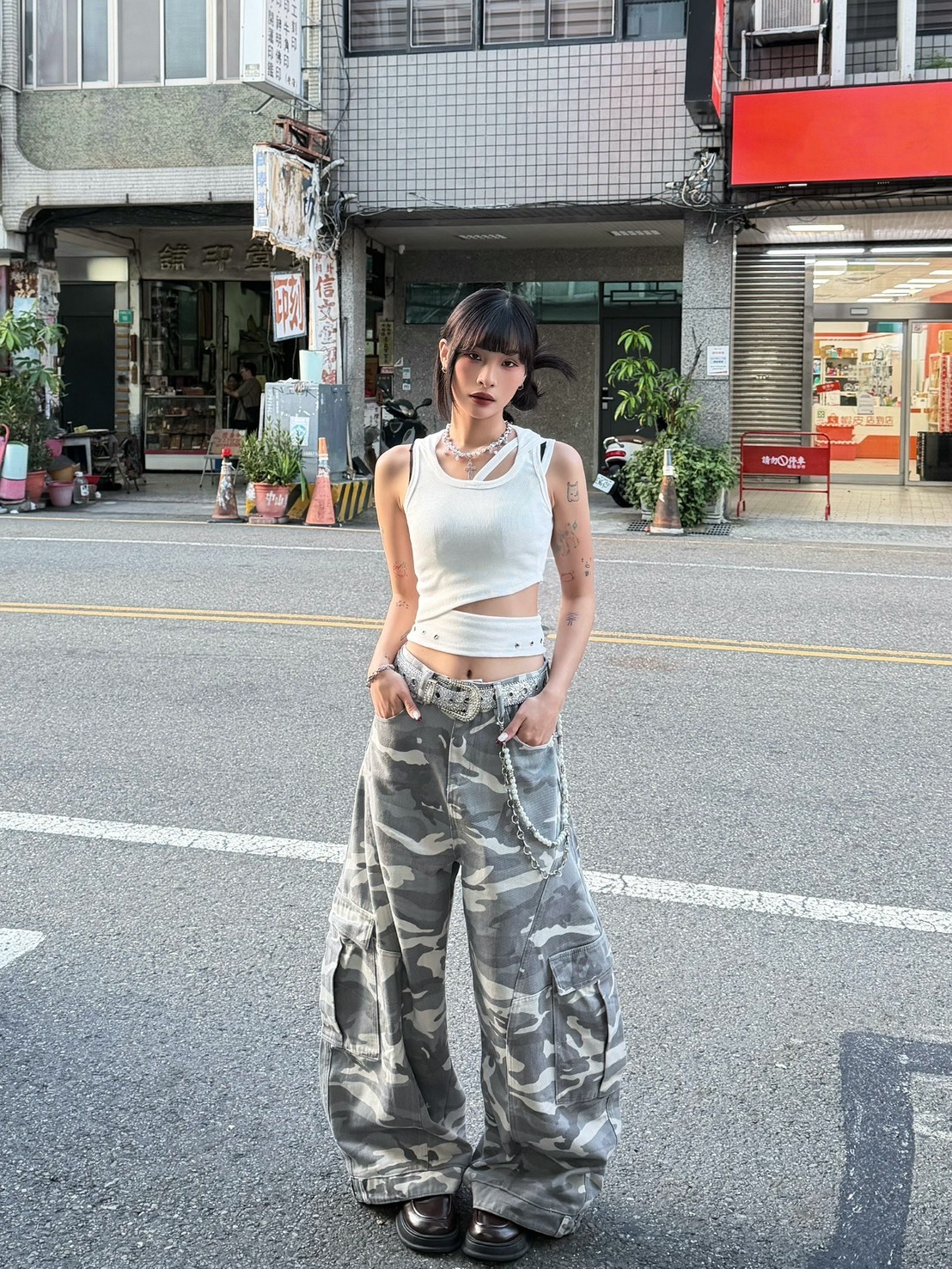 (GOAL) 美式迷彩工裝落地褲 DC 6690