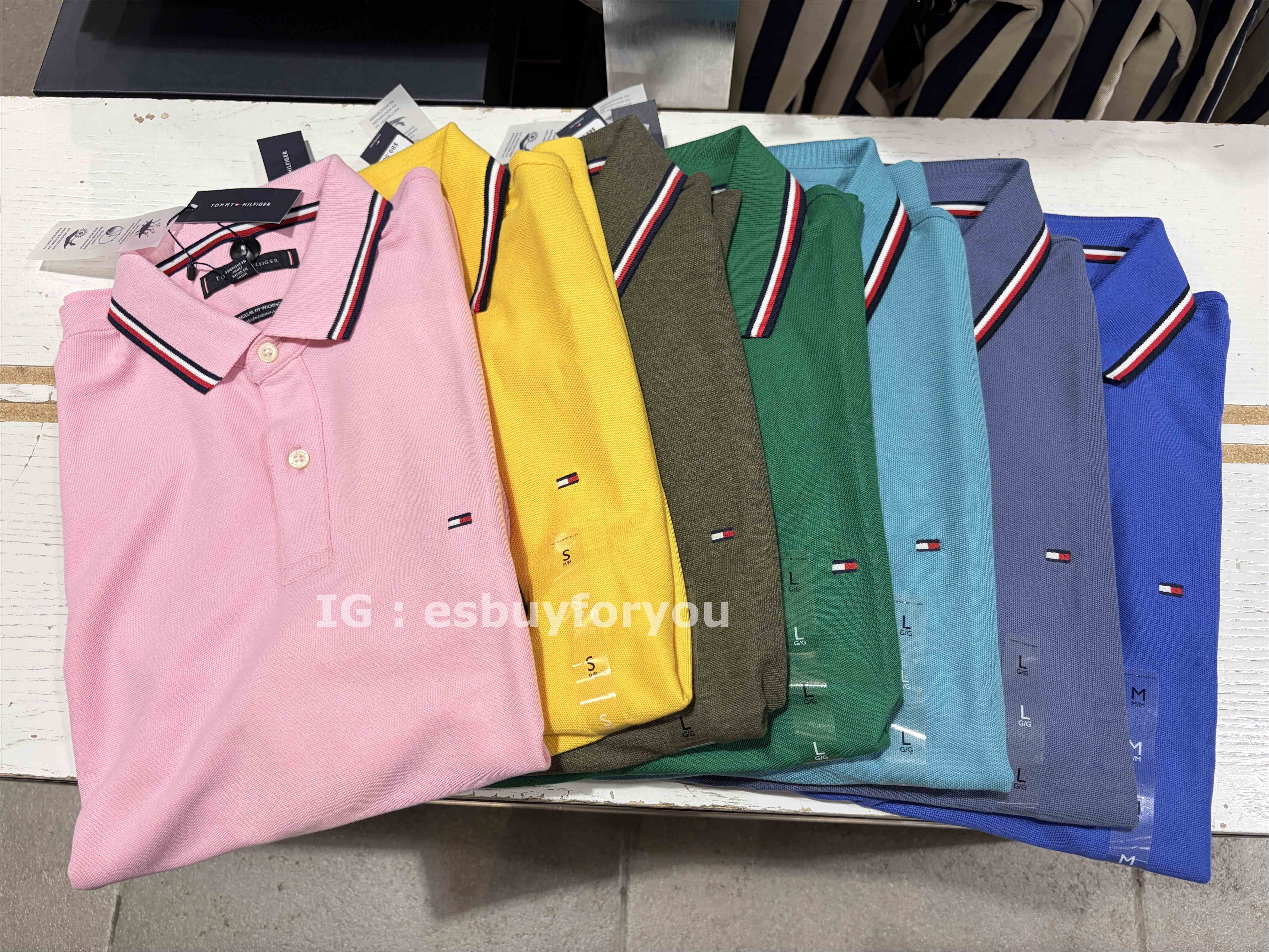 TOMMY 男大人 彈性快乾排汗抗UV 網眼材質 素面小LOGO POLO衫 (7色)