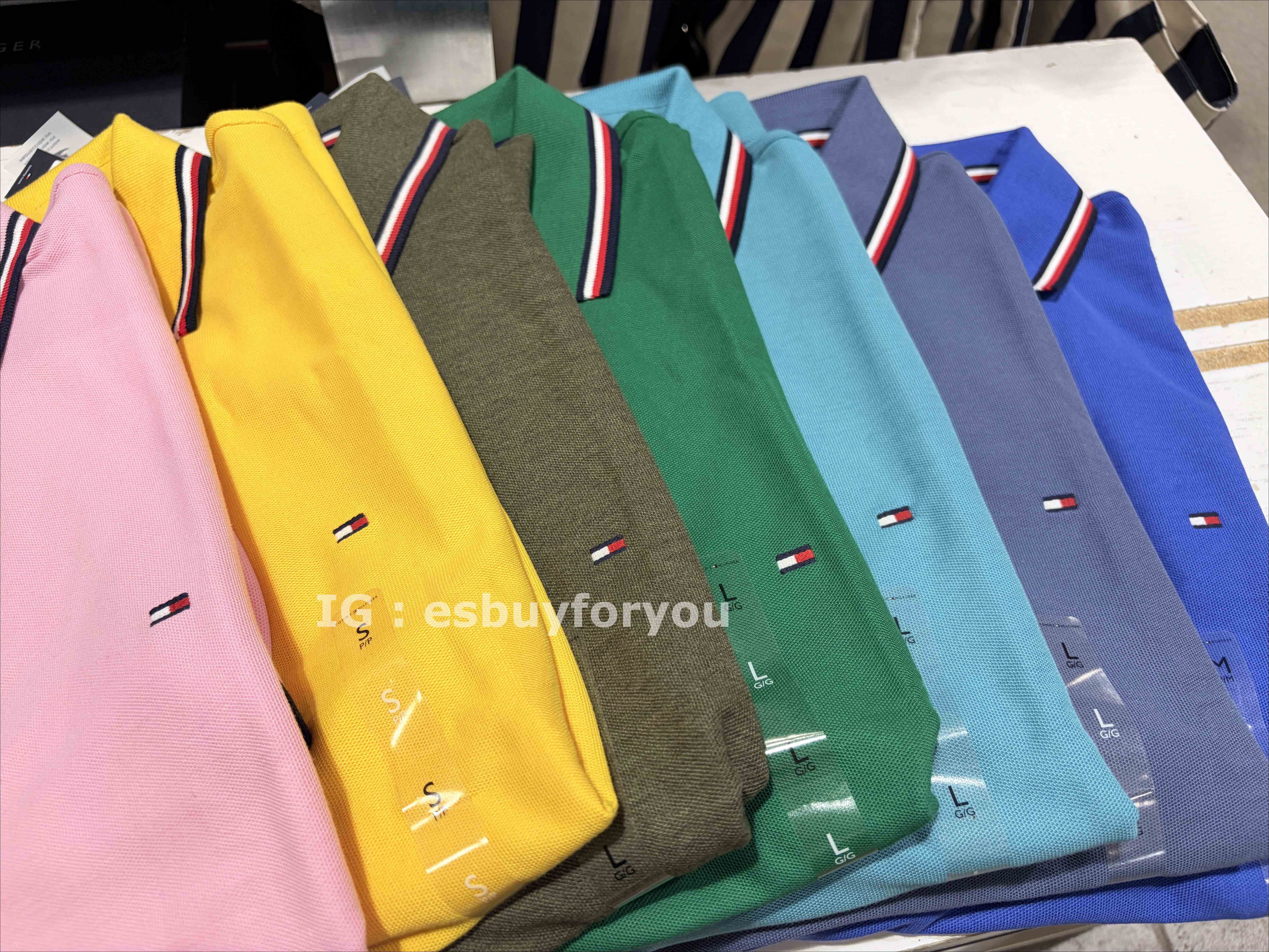 TOMMY 男大人 彈性快乾排汗抗UV 網眼材質 素面小LOGO POLO衫 (7色)