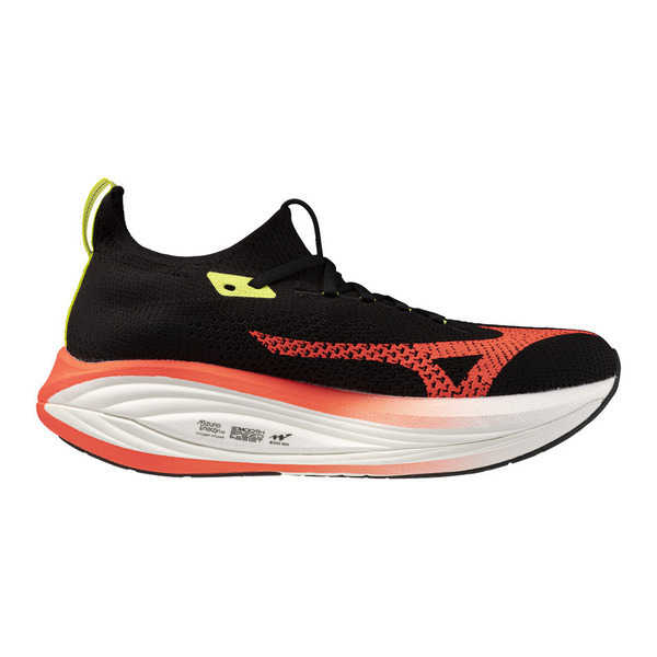 Mizuno 美津濃 Neo Vista 3 J1GU261082 男 慢跑鞋 支撐 緩震 競速 黑 橘