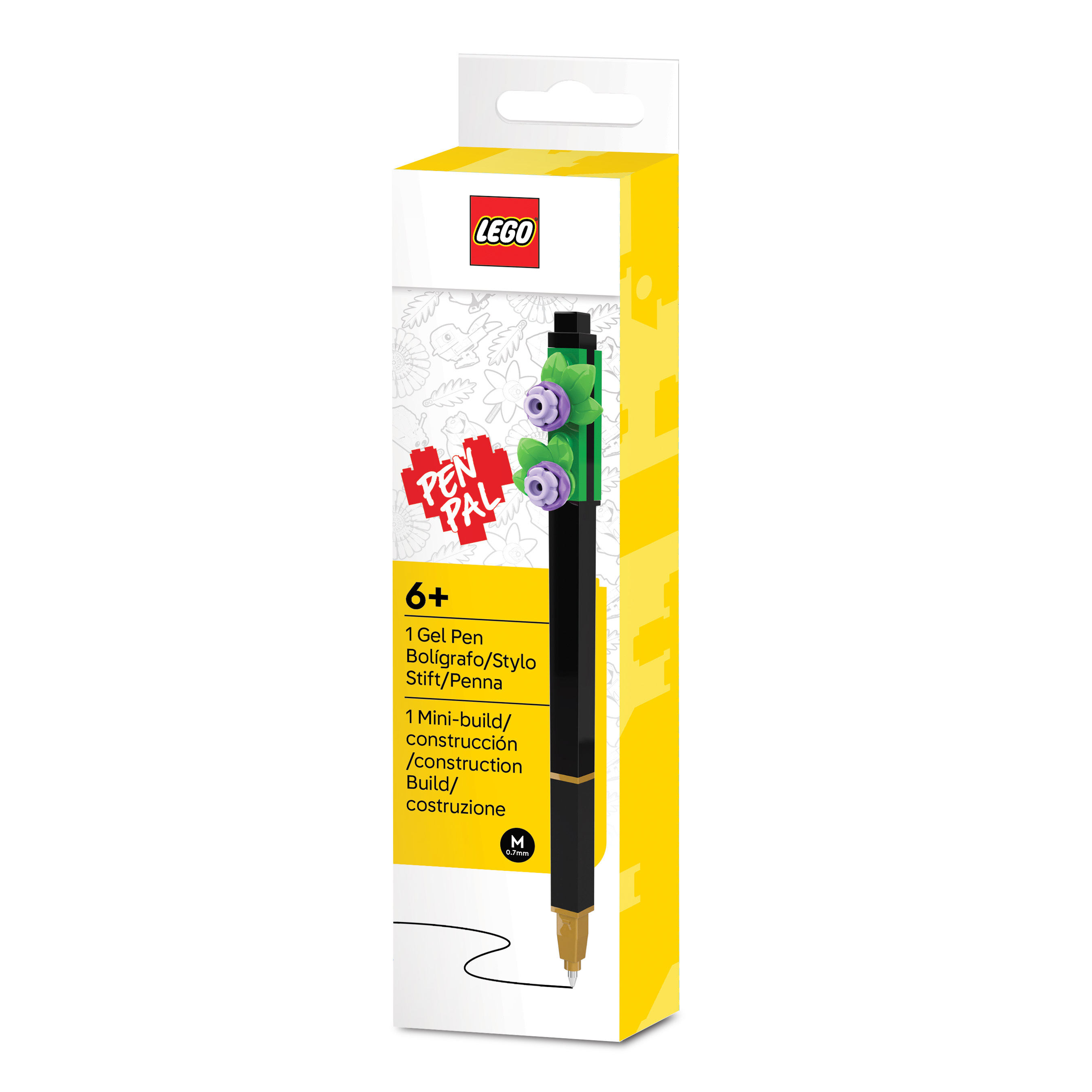 IQ HONG KONG X樂高 花植系列原子筆 (附薰衣草花積木)